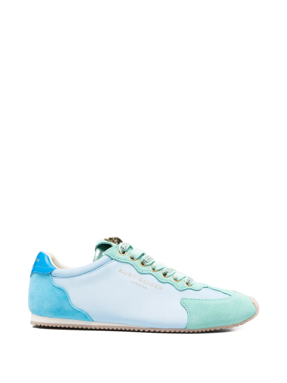 Kurt Geiger Islington panelled sneakers - Blu