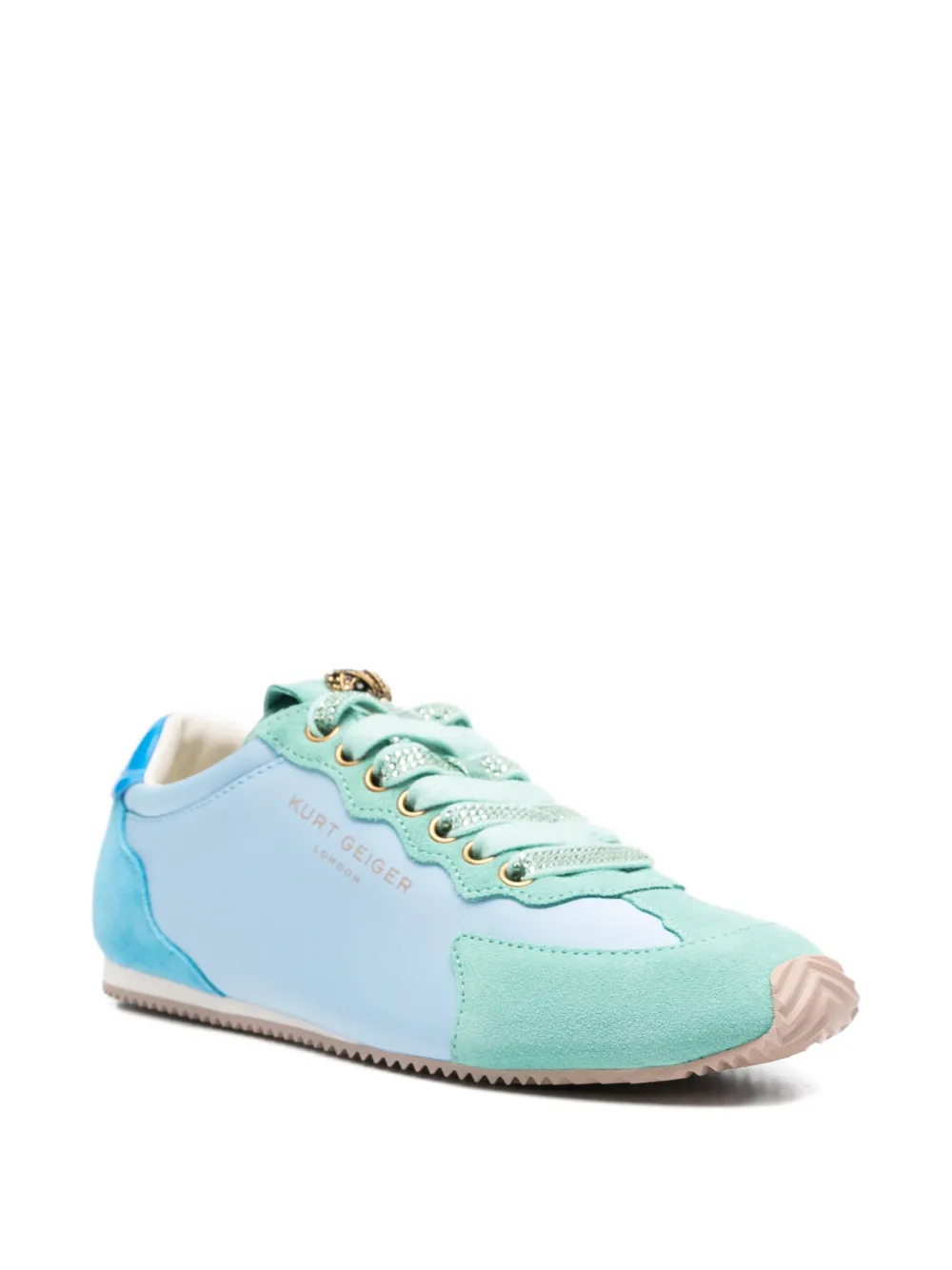 Kurt Geiger Islington sneakers met vlakken Blauw