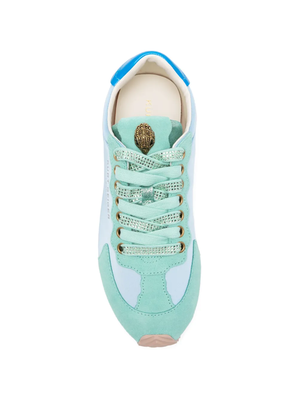 Kurt Geiger Islington sneakers met vlakken Blauw