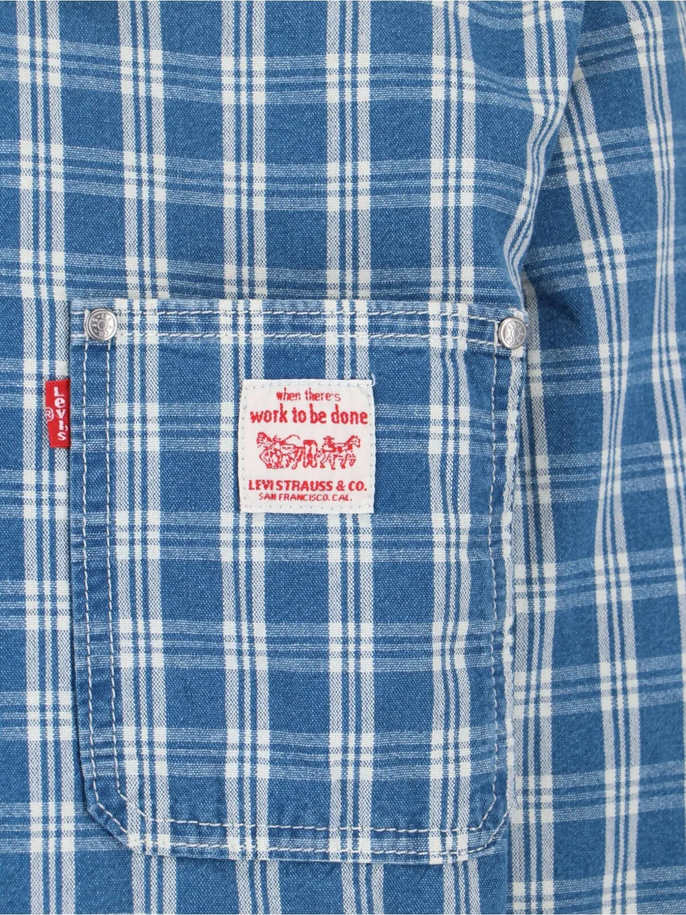  Levi's Sunrise Check Jacket - Blue 