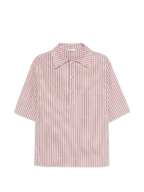 Hevo striped pocket polo shirt