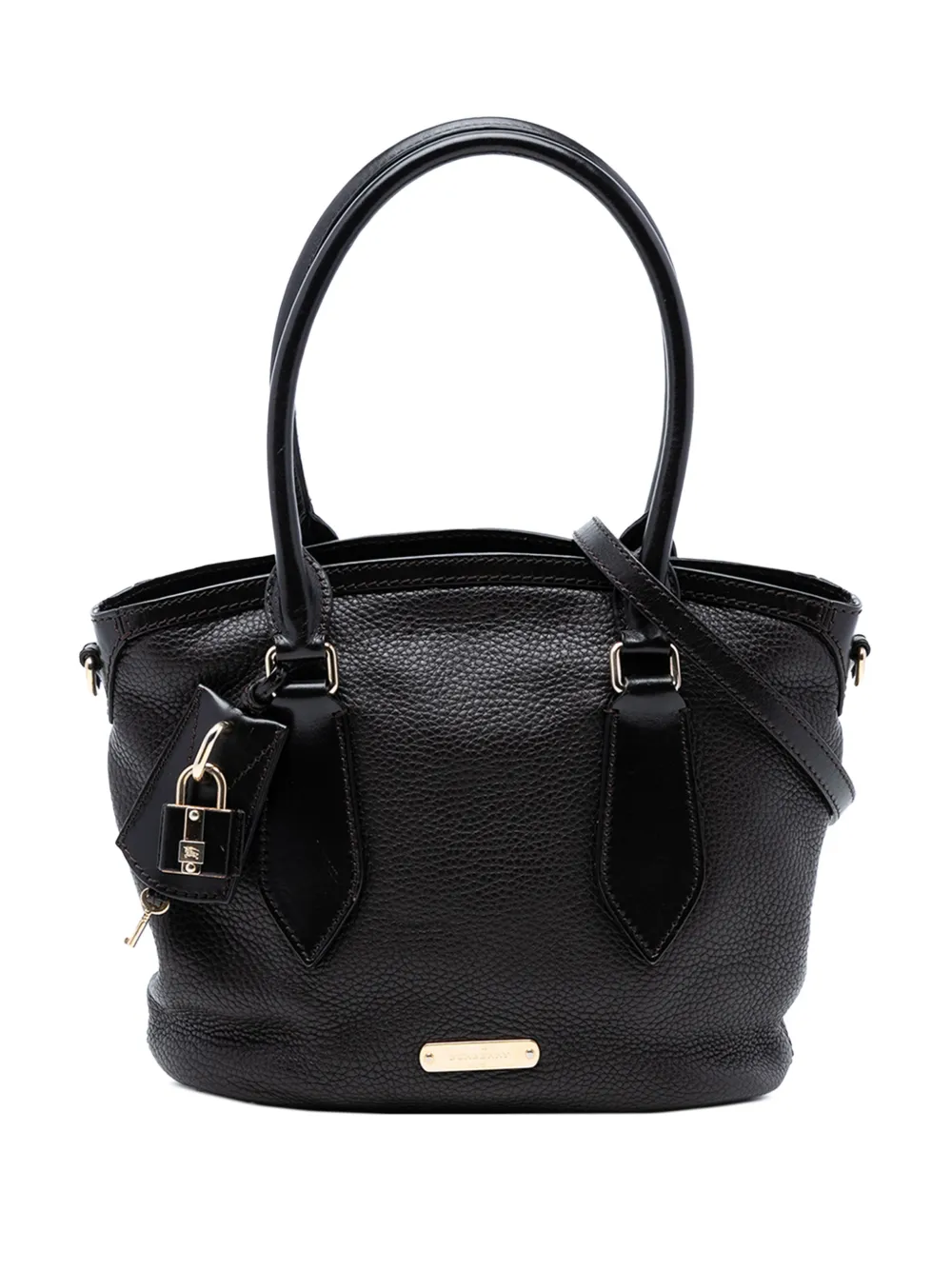 Burberry Pre-Owned 2000-2017 Grainy Calfskin satchel - Schwarz