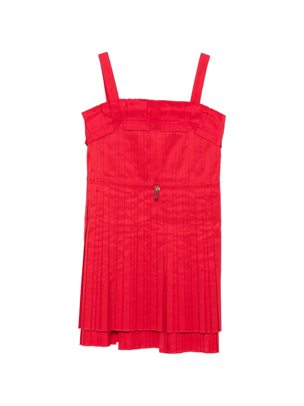 FENDI pleated mini dress - Rosso