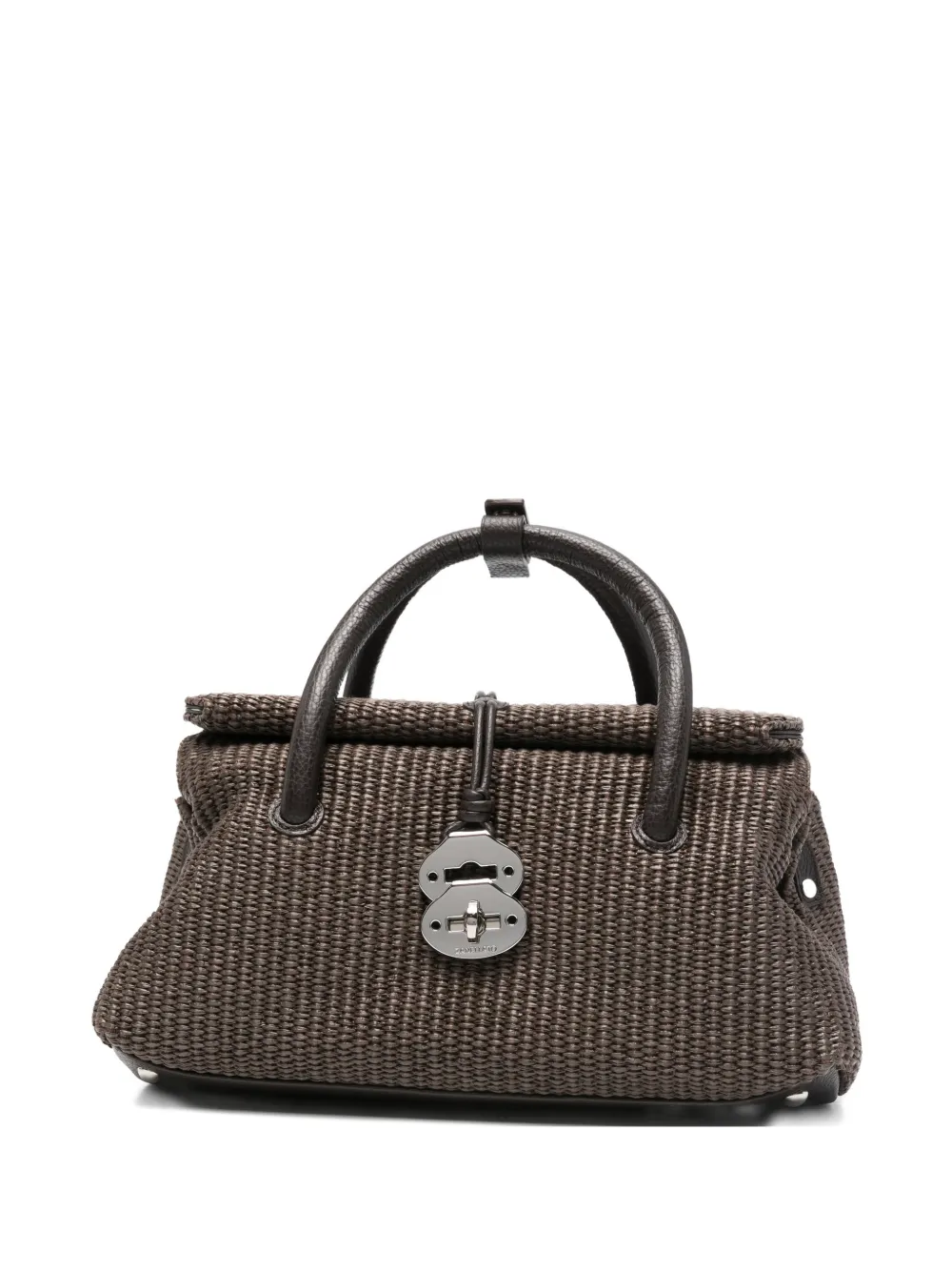 Zanellato Dotta top-handle tote bag - Marrone