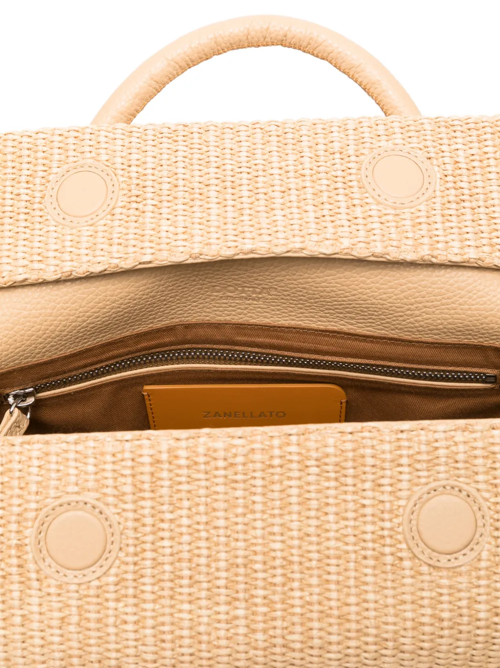 Zanellato Dotta shopper met handvat Beige