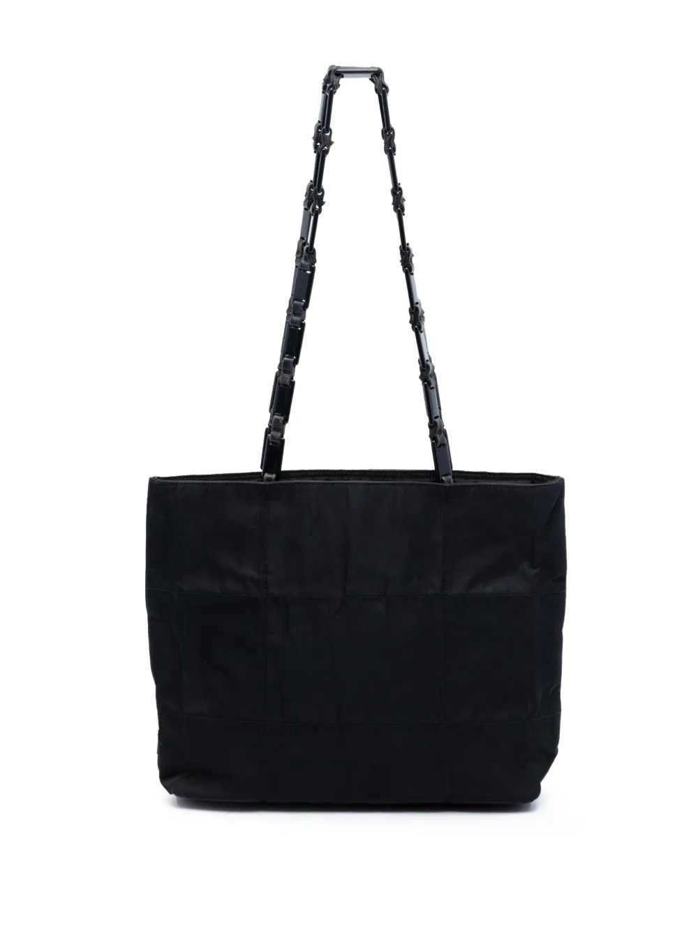 Prada Pre-Owned 2000-2013 Tessuto Chain shoulder bag - Nero