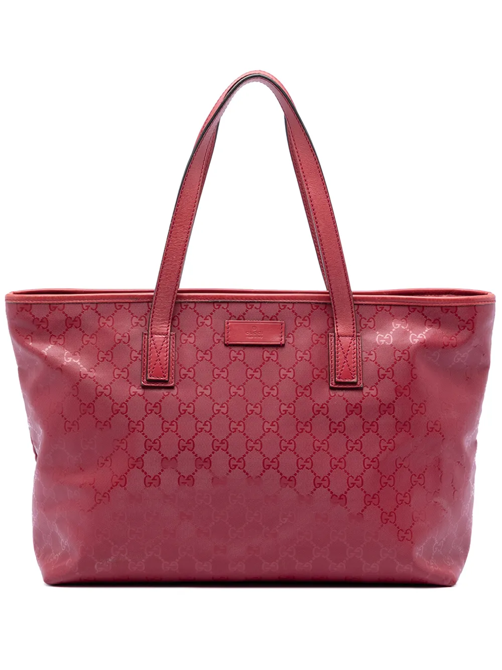 Gucci Pre-Owned 2016-2025 Medium GG Imprime tote bag - Rosso