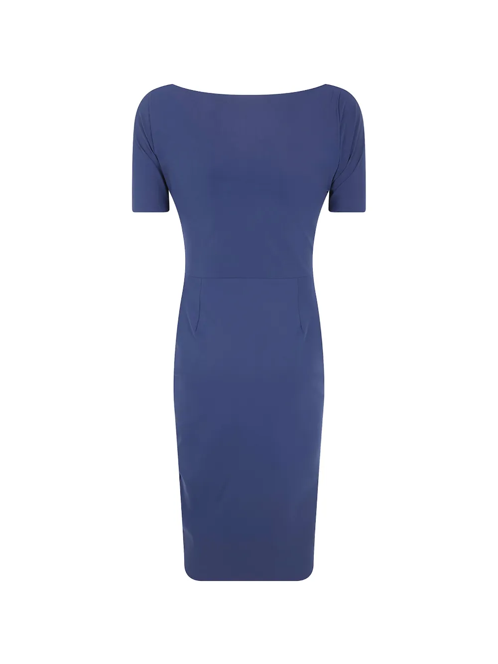 CHIARA BONI La Petite Robe Midi-wikkeljurk met ruches Blauw