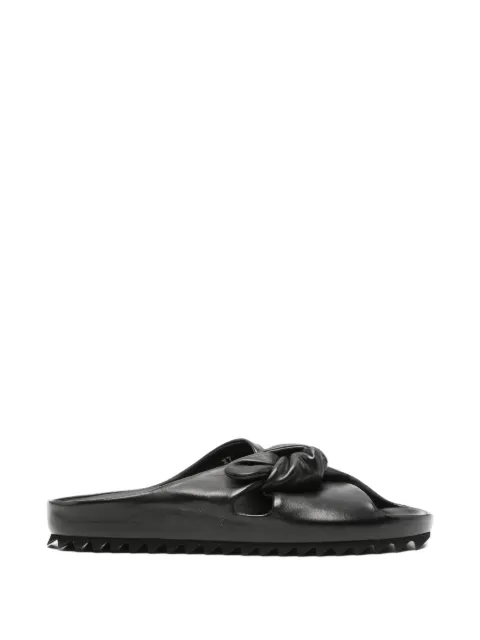 Officine Creative Pelagie knotted leather mules