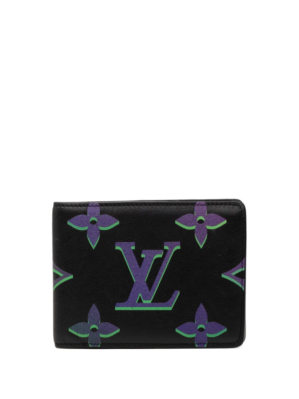Louis Vuitton Pre-Owned 2021-2025 Monogram Spotlight Multiple Wallet small wallets - Nero