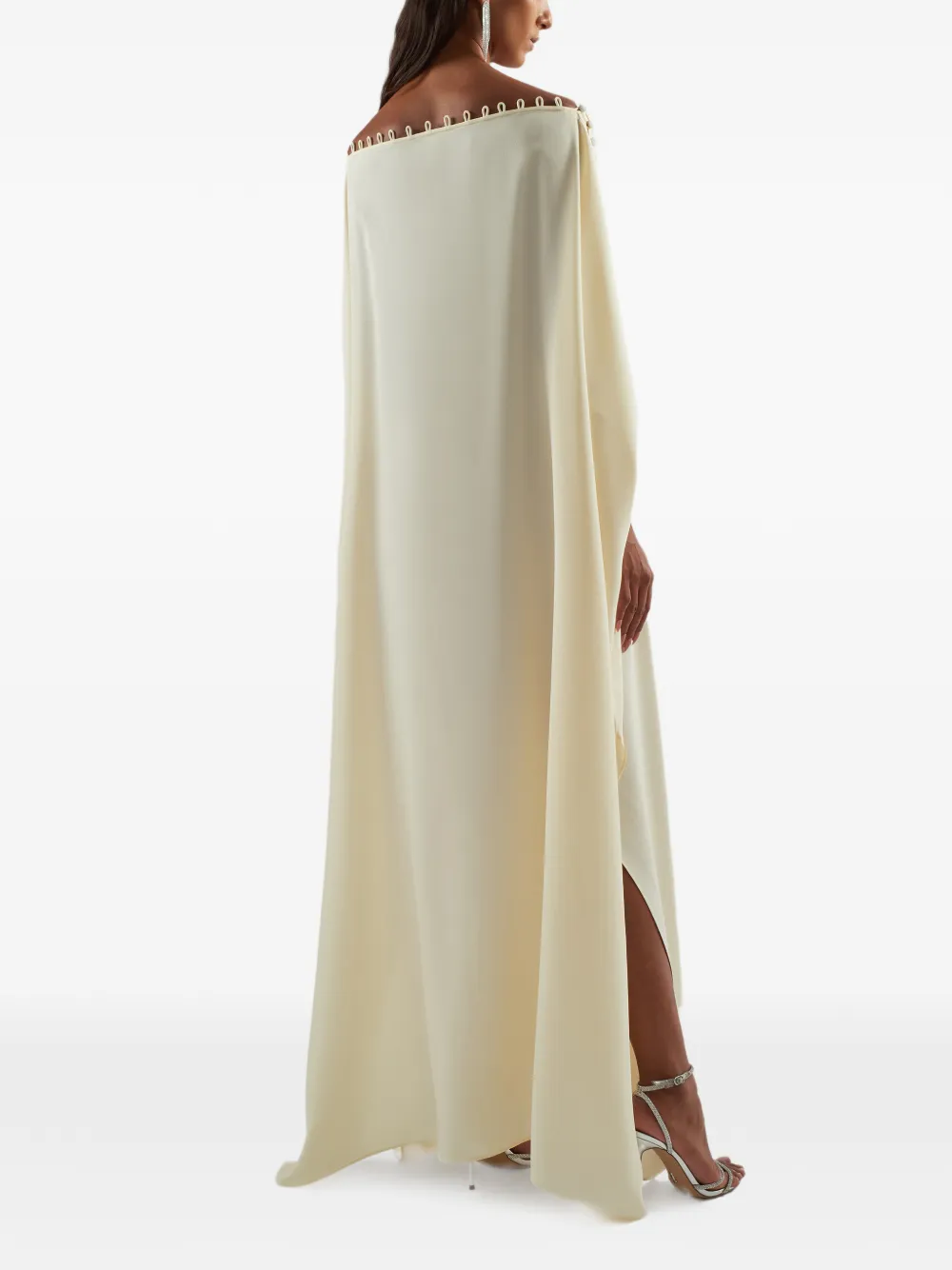 Taller Marmo Tuniek met knopen Beige