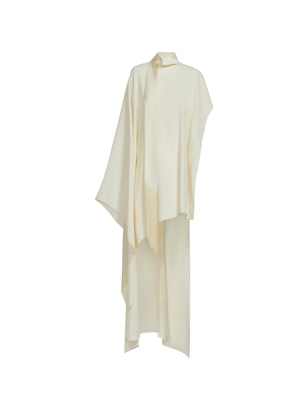 Taller Marmo California fringe-scarf mini dress - Nude