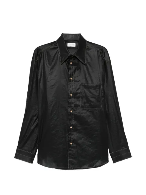 LEMAIRE pocket topstitching shirt