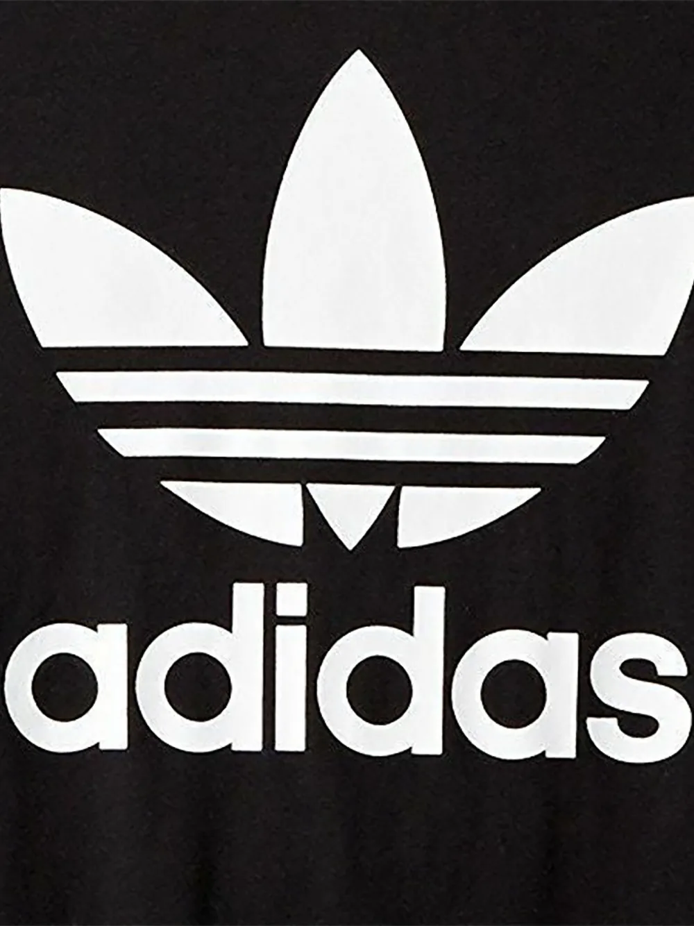 adidas Kids Trefoil T-shirt Zwart