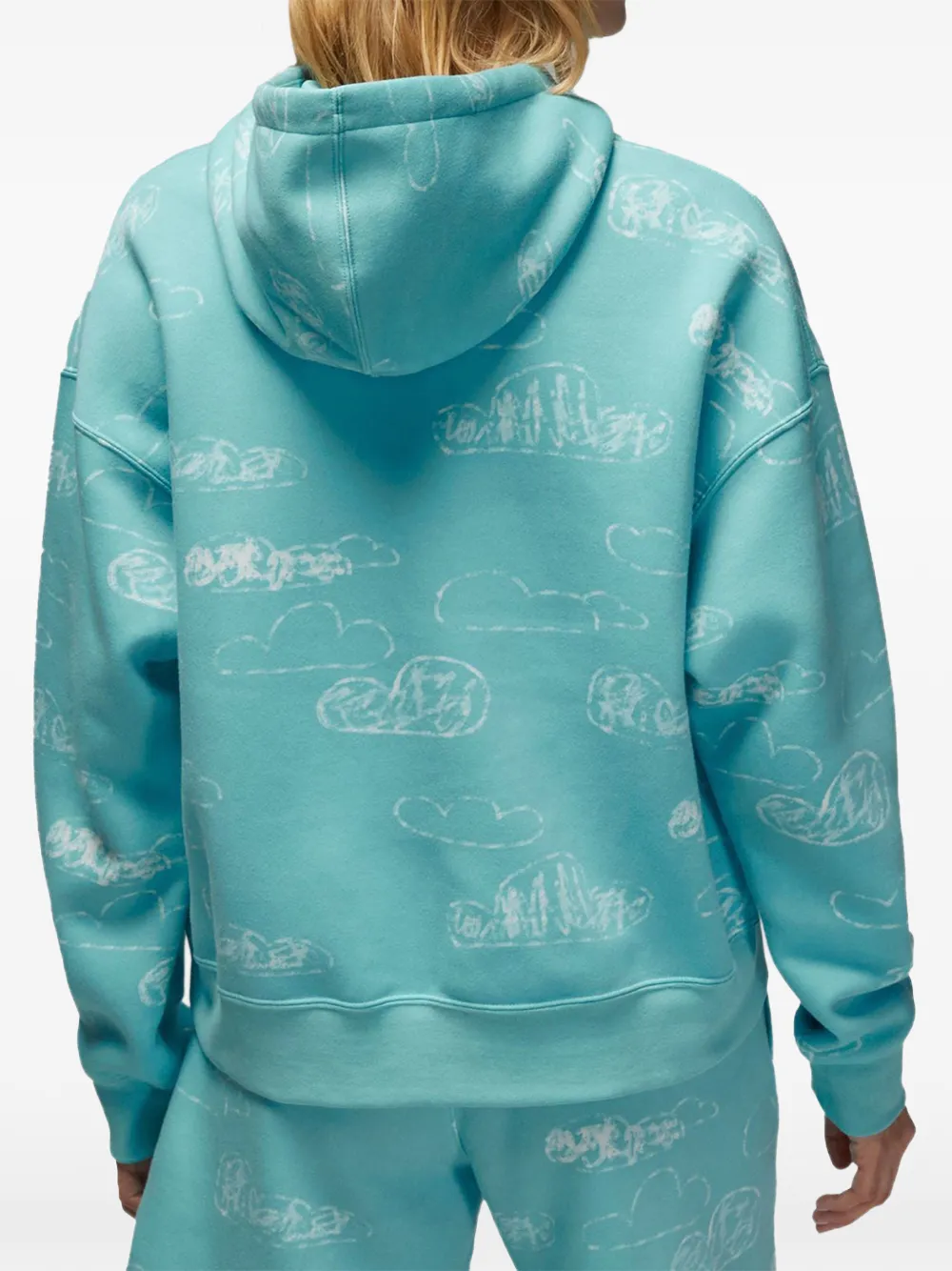 Jordan x Parker Duncan hoodie Blauw
