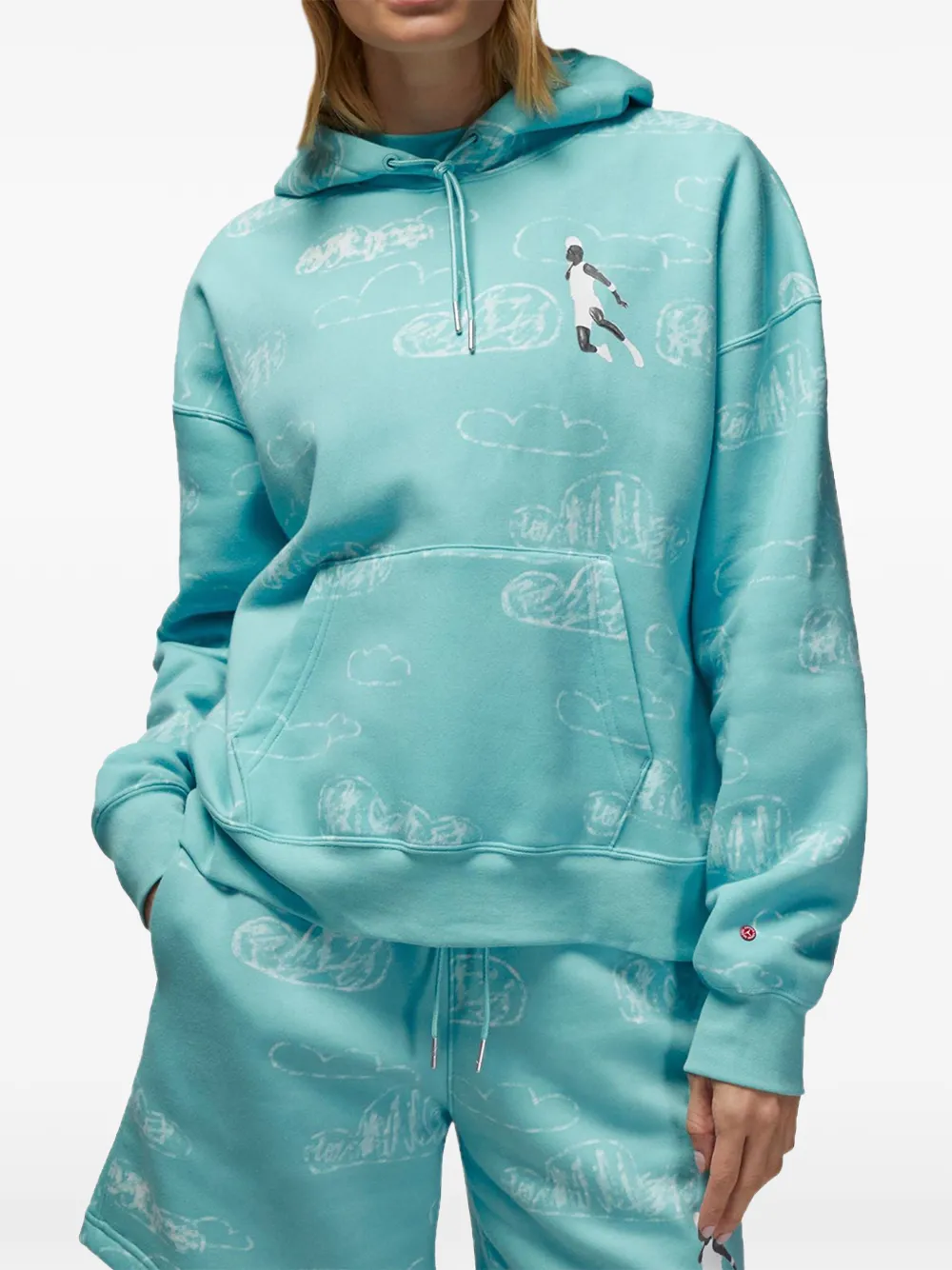 Jordan x Parker Duncan hoodie - Blu