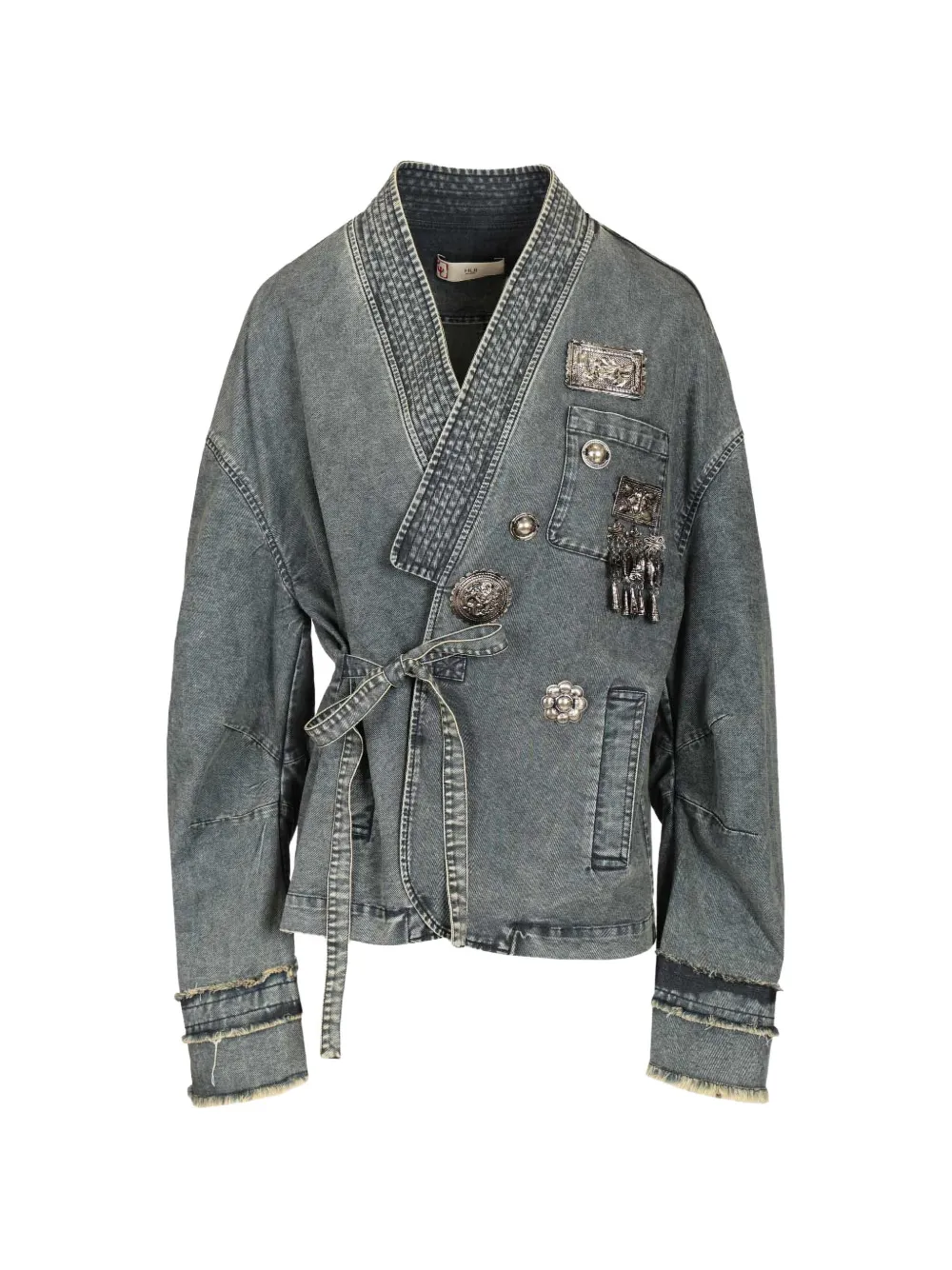 Hui Hui Nerio denim jacket - Blu