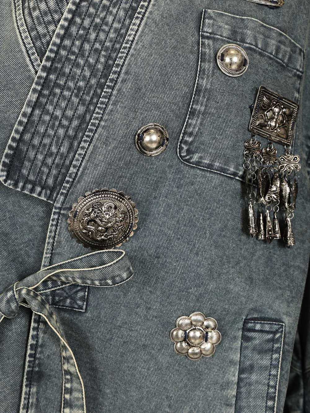  Hui Hui Nerio Denim Jacket - Blue 