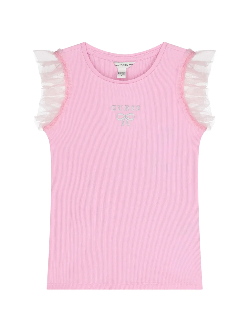 GUESS USA Top con ruches - Rosa