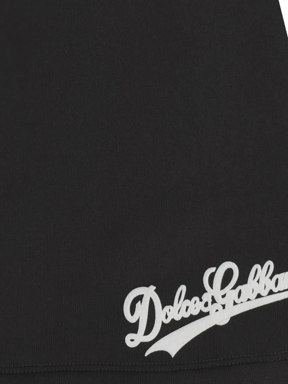 Dolce & Gabbana Fleece rok met print Zwart