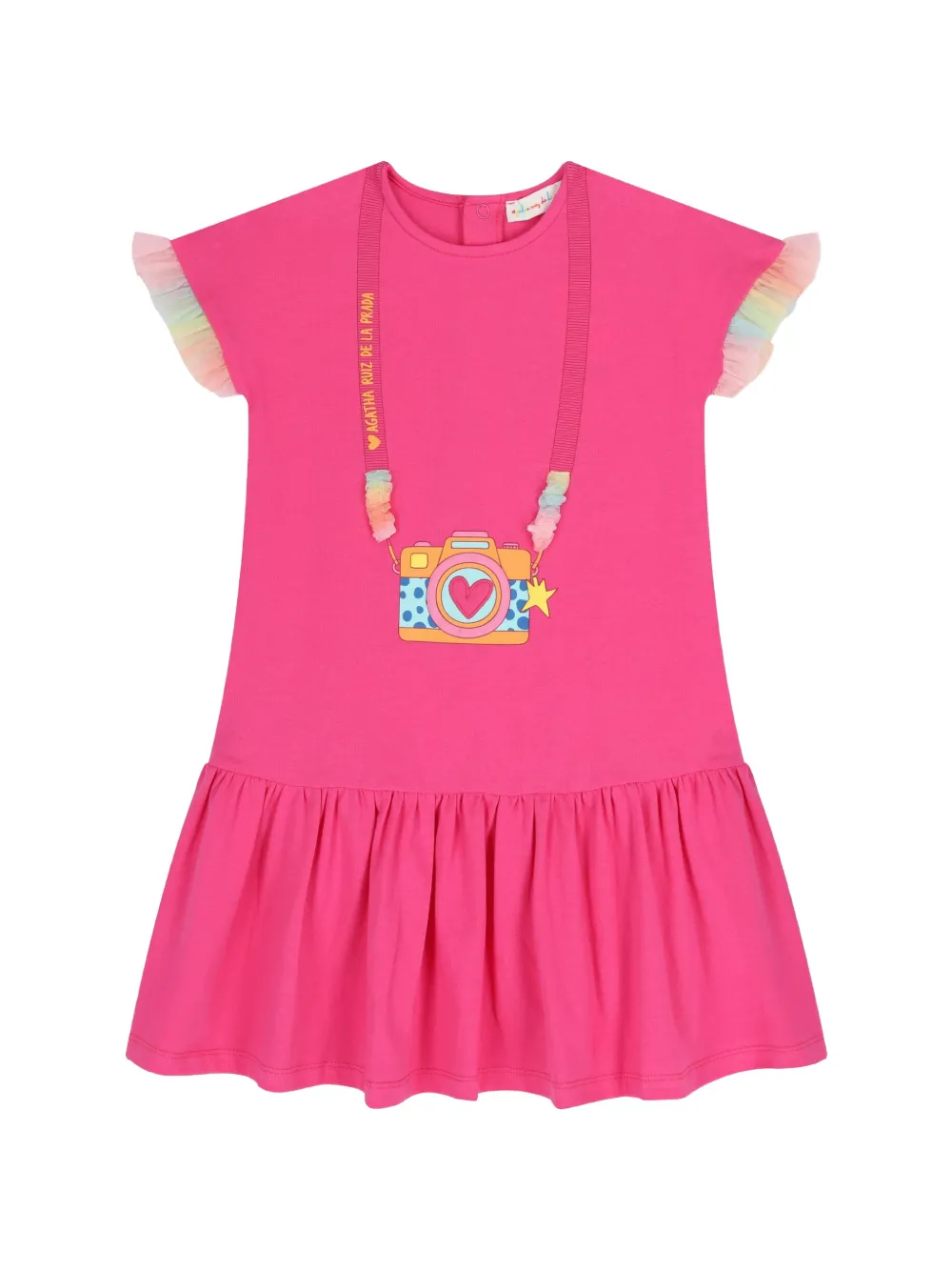 AGATHA RUIZ DE LA PRADA camera-print dress - Rosa