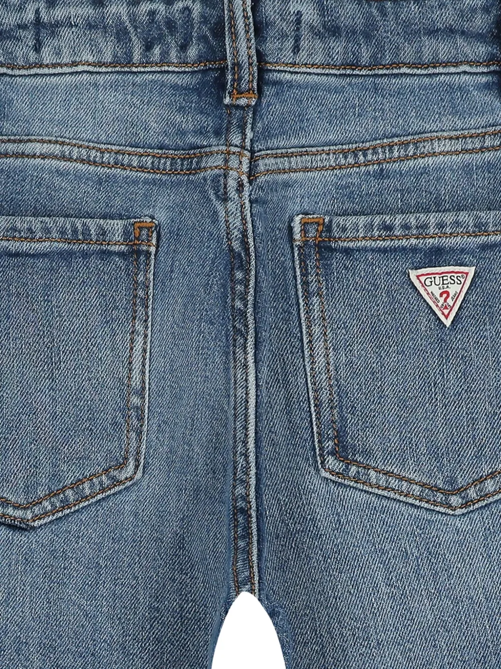 guess kids Jeans met logo Blauw
