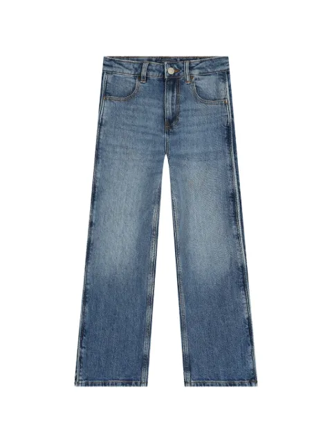 guess kids patch-pockets jeans