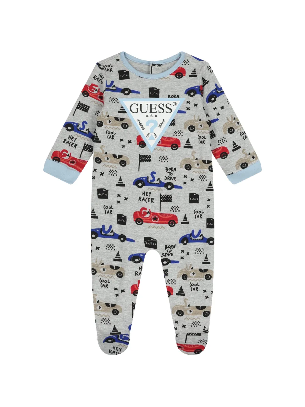 GUESS USA Tutina con stampa - Grigio