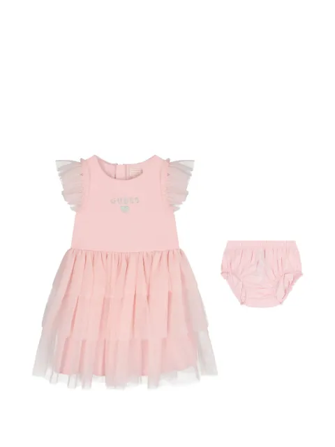 GUESS USA ruffled tiered dress set
