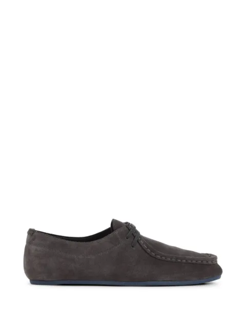 Jil Sander laced suede boats shoes