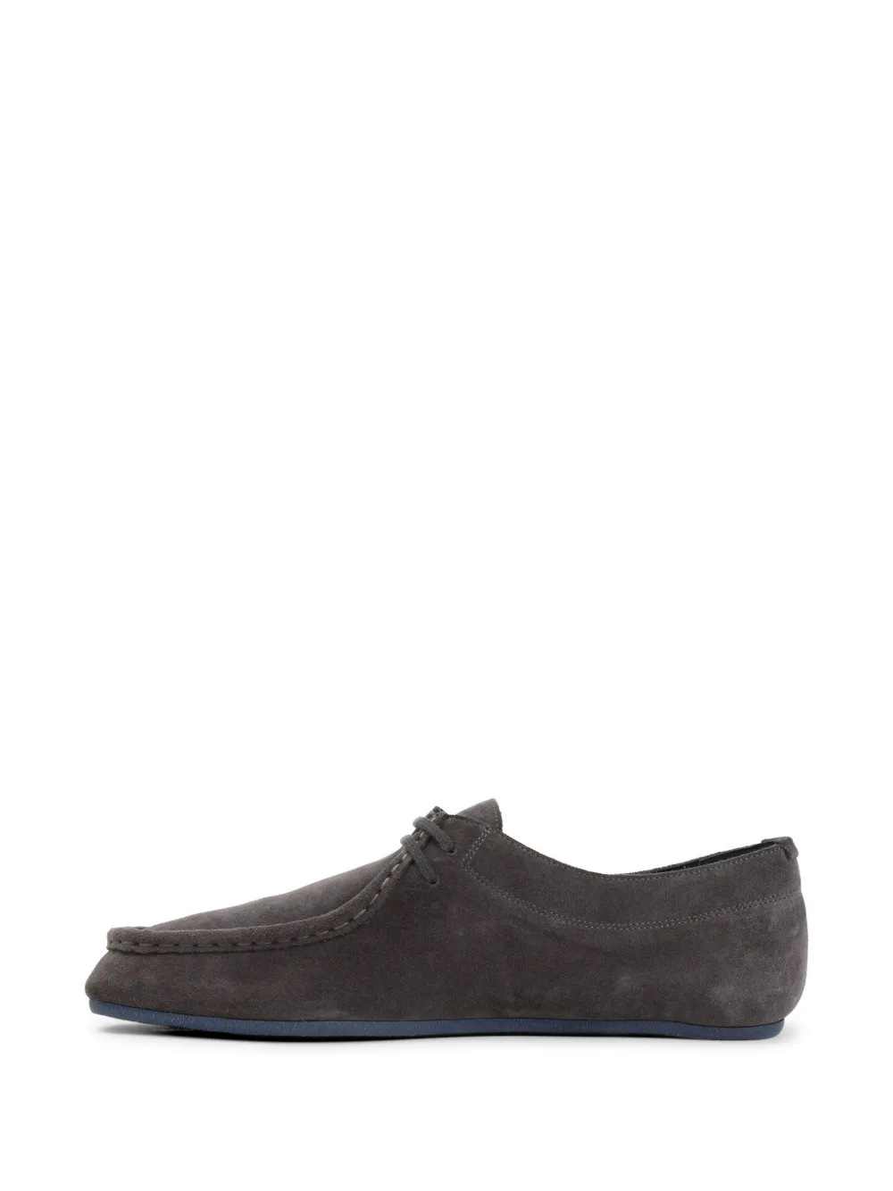 Jil Sander laced suede boats shoes Grijs