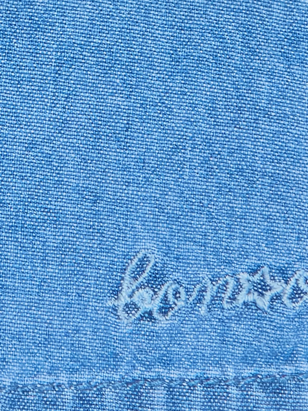  Bonton Blusa Nancy Con Volantes - Azul 