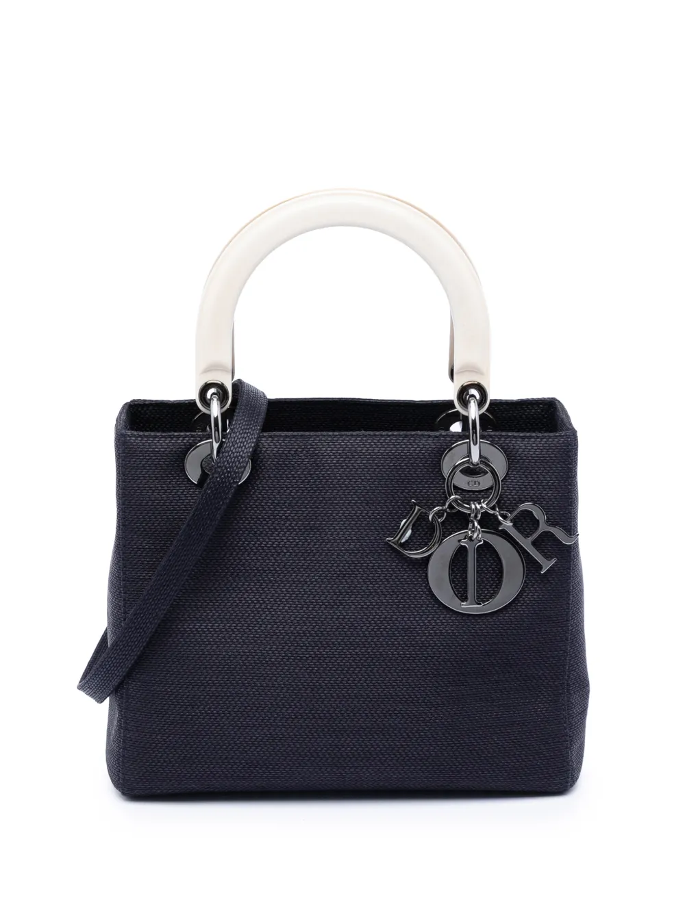 Christian Dior Pre-Owned 2000 Medium Nylon Lady Dior satchel - Blu