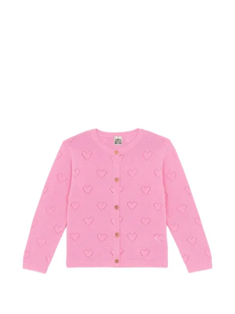 Bonton Lilou heart cardigan