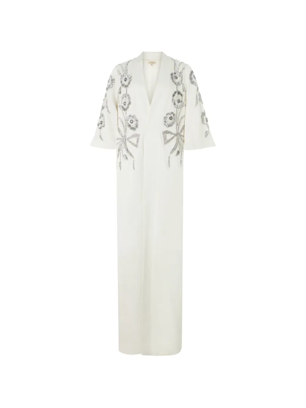 Temperley London Lana sequin-embellished kimono - Weiß