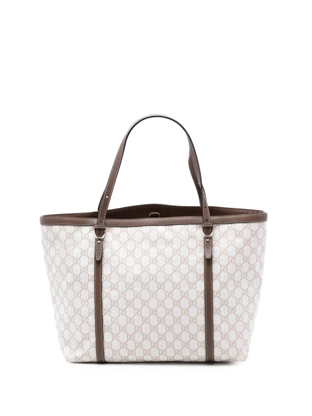 Gucci Pre-Owned 2016-2026 GG Supreme Nice tote bag - Marrone