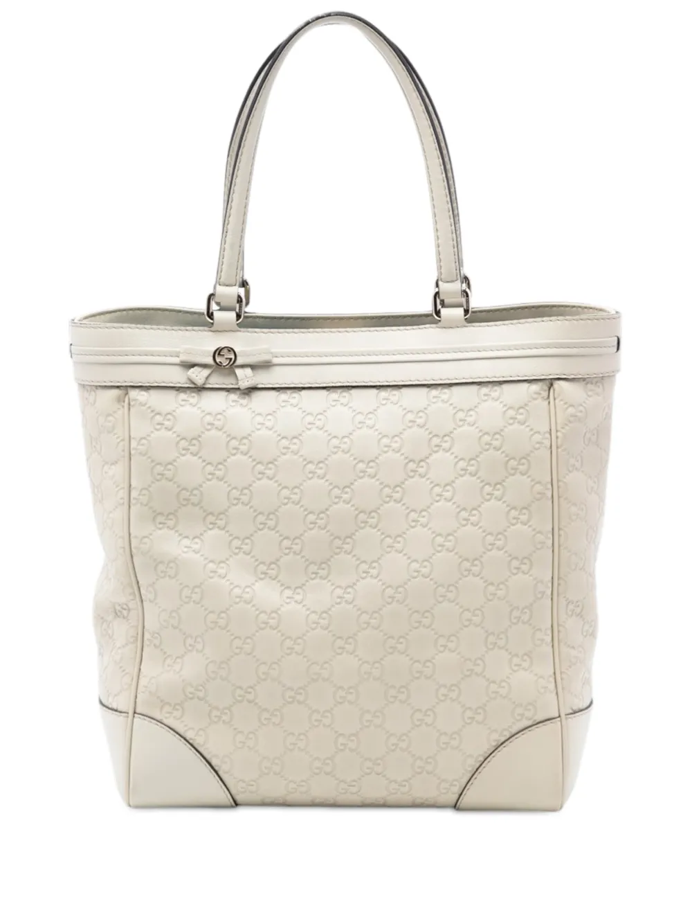 Gucci Pre-Owned 2016-2026 Guccissima Mayfair tote bag - Bianco