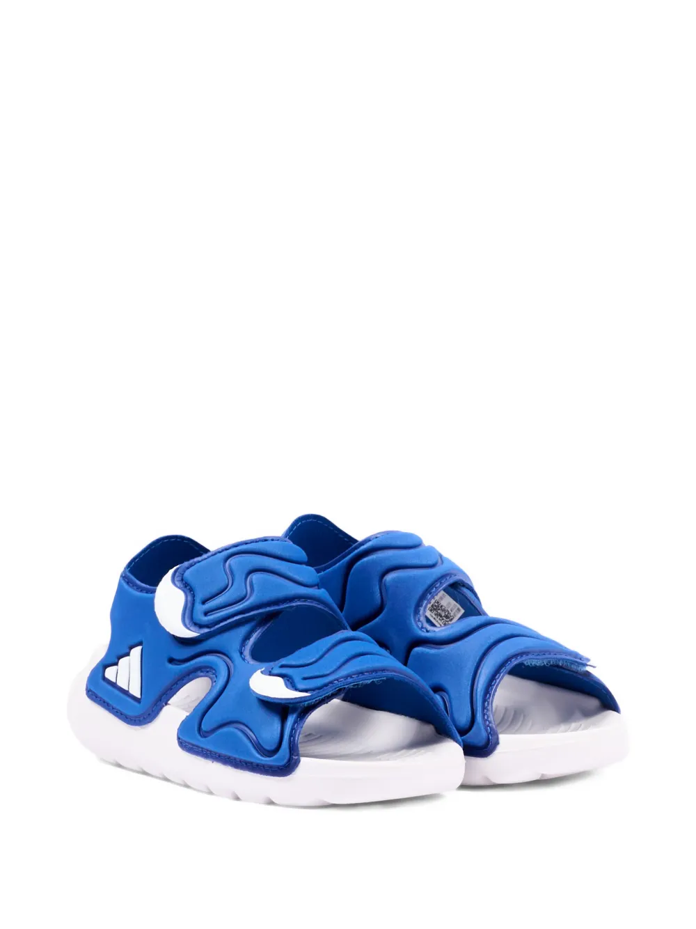 adidas Kids Altaswim 3 logo strap sandals - Blu