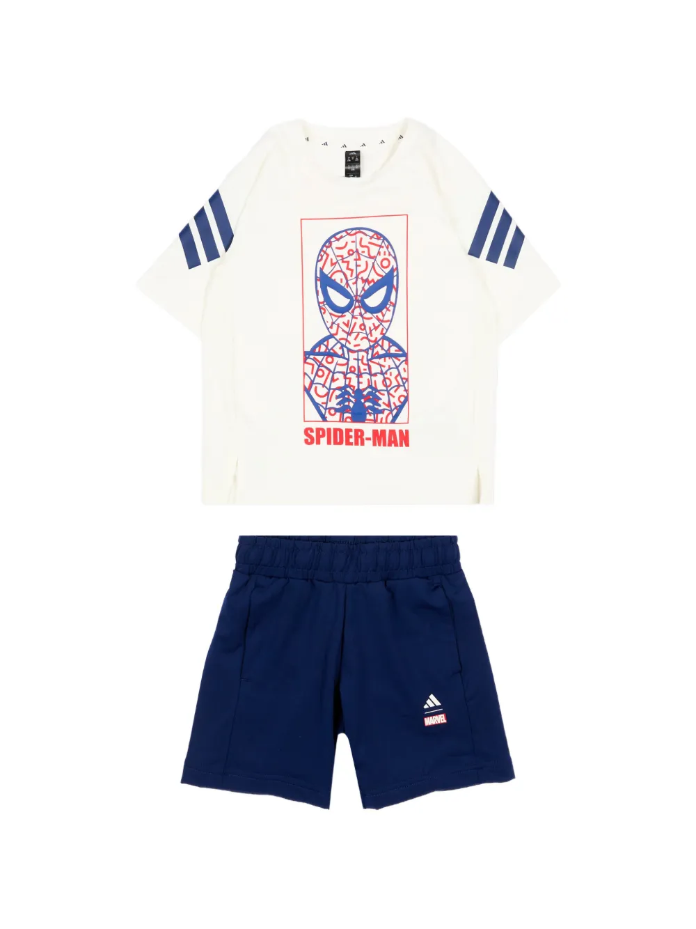 adidas Kids x Marvel Spider Man-print tracksuit - Toni neutri