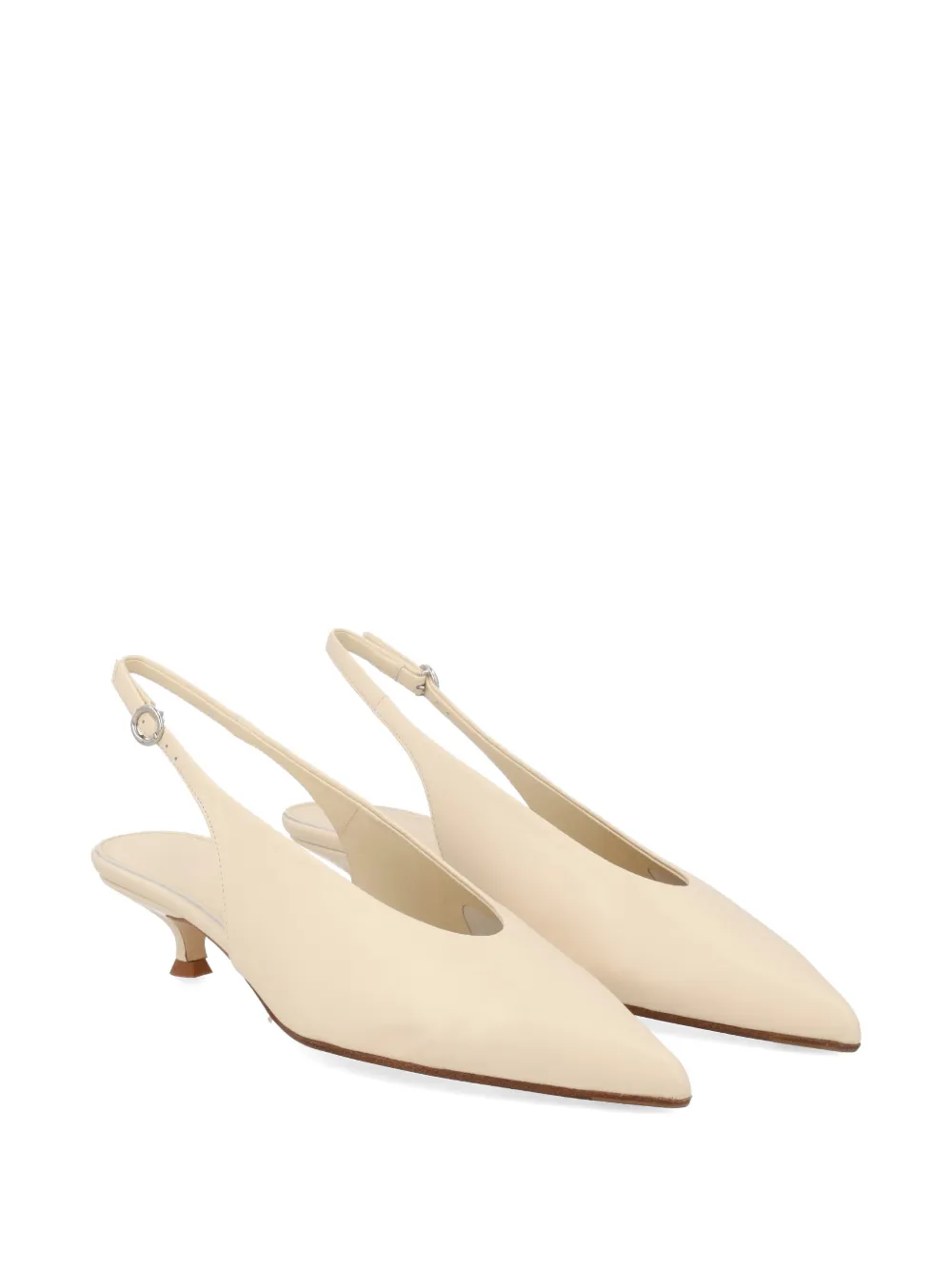 Aeyde Camila slingback pumps Beige