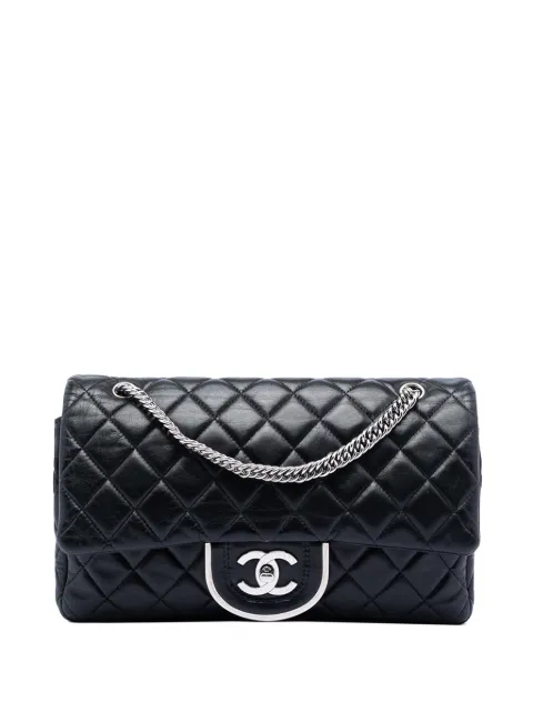 CHANEL Pre-Owned 2006-2008 Paris Edinburgh Medium Lambskin Coco Sporran Flap crossbody bag