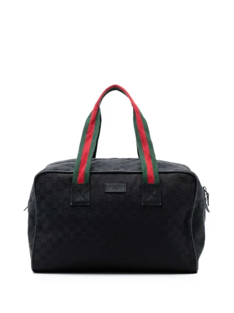 Gucci Pre-Owned sac de voyage Web en toile GG (2016-2026)