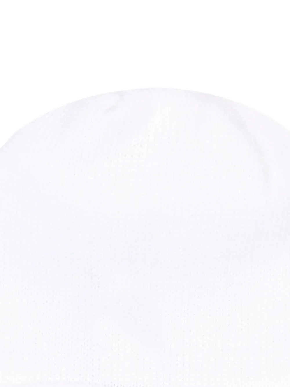  Little Bear Rolled-trim Hat - White 