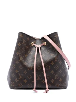 Louis Vuitton Pre-Owned 2018 Monogram Neonoe MM Bucket Bag | Brown