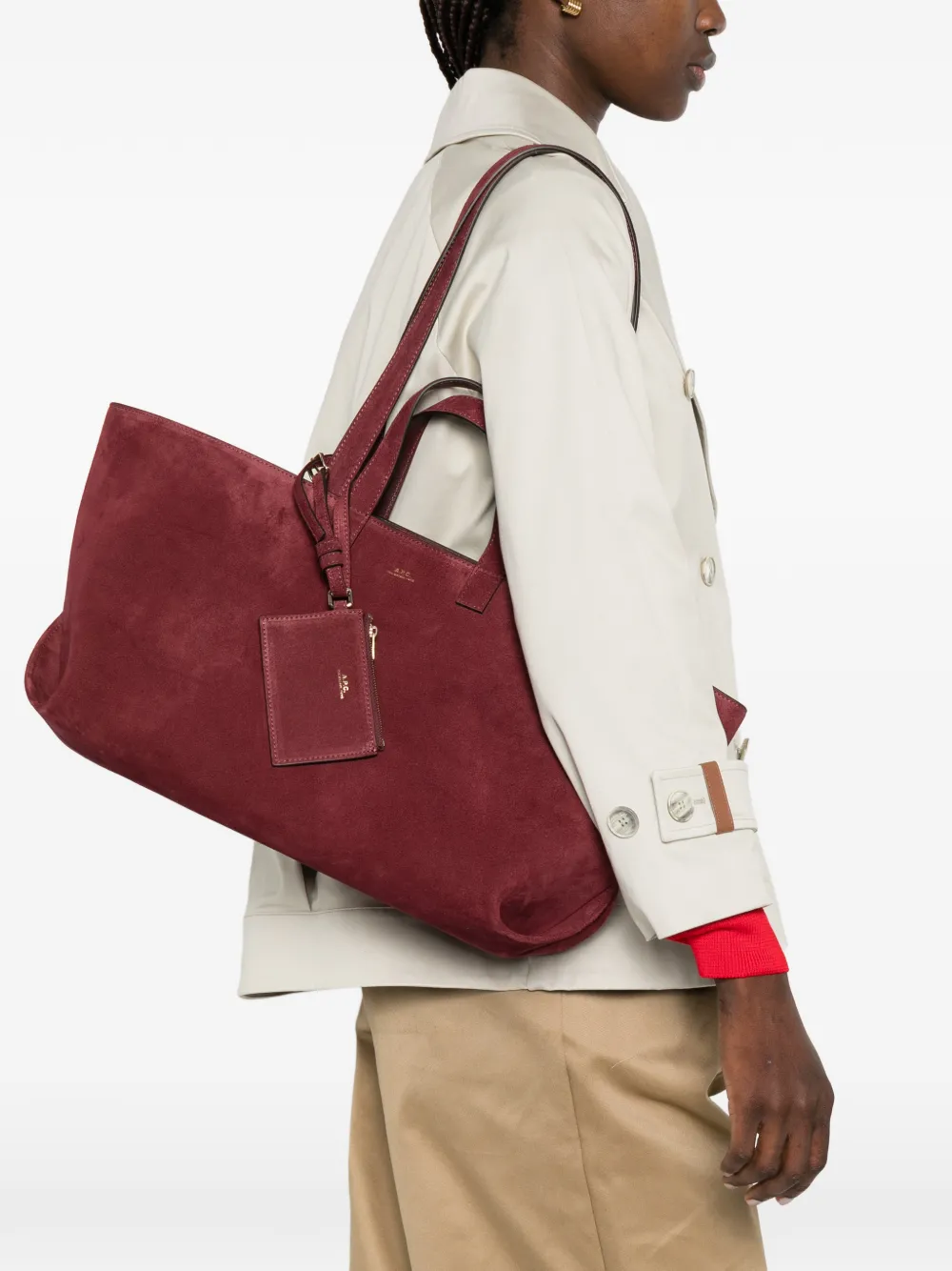 A.P.C. Le Drummer shopper Rood