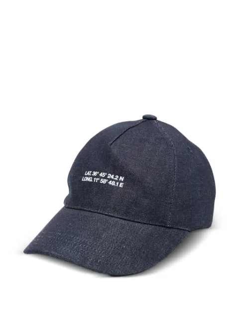A.P.C. contrast-logo baseball cap