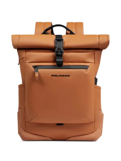 PIQUADRO water-resistant roll-top backpack