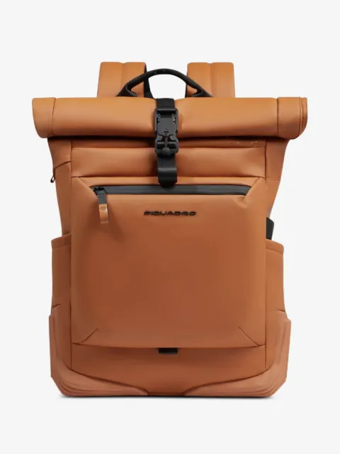 PIQUADRO Wasserdichter Rucksack mit Rollverschluss