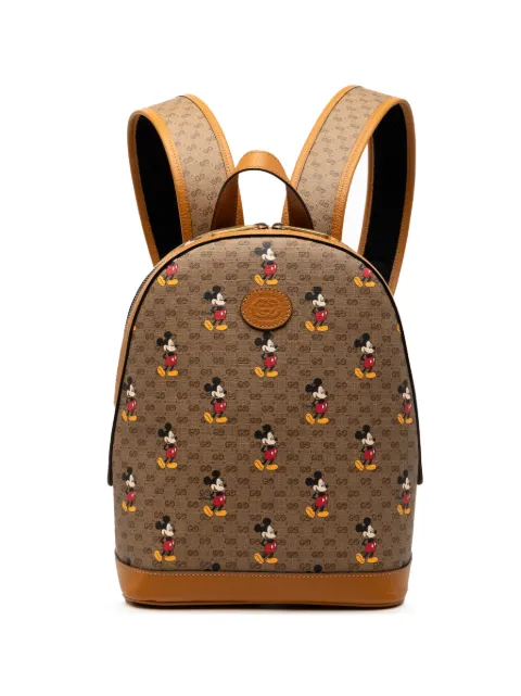 Gucci Pre-Owned 2016-2026 Disney Small Micro GG Supreme Mickey Mouse Dome backpack