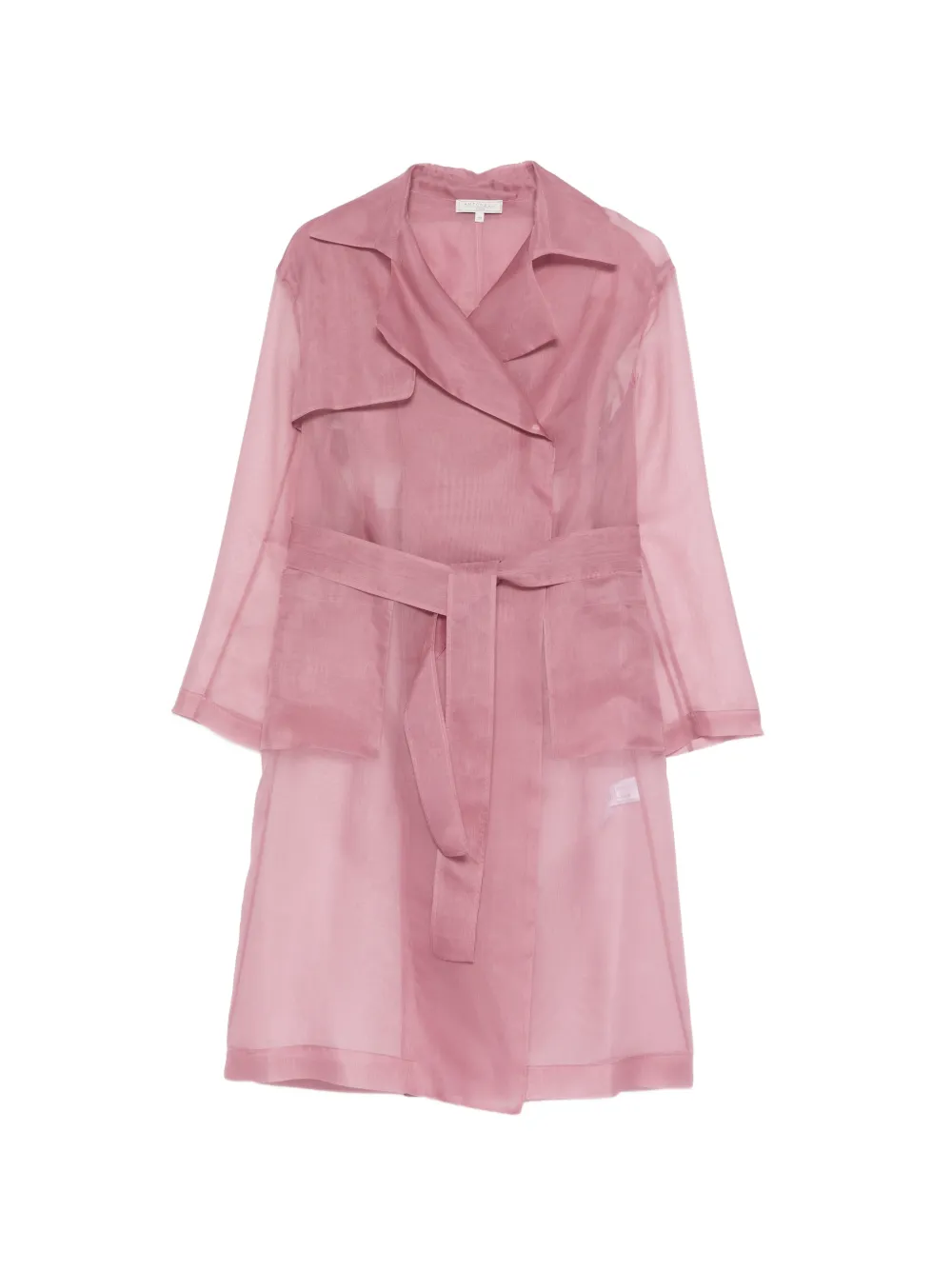 Antonelli Valmorea belted coat - Rosa
